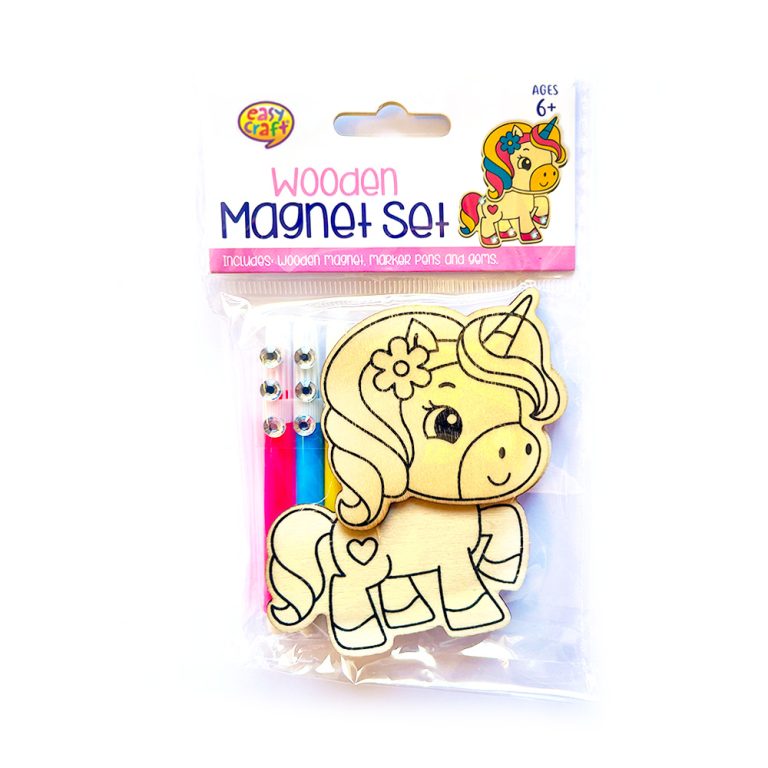 Unicorn Wooden Magnet Decorating Kit