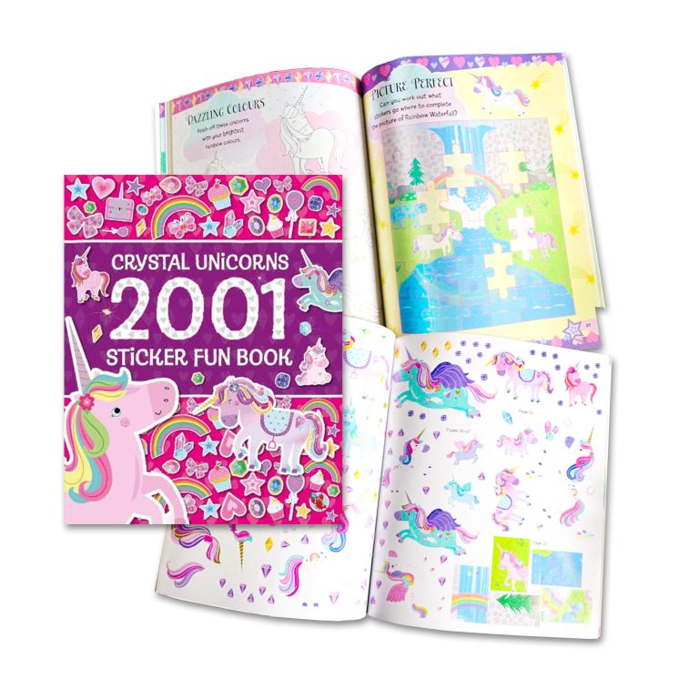 Crystal Unicorns Bumper Activity Book (+2001 Stickers )